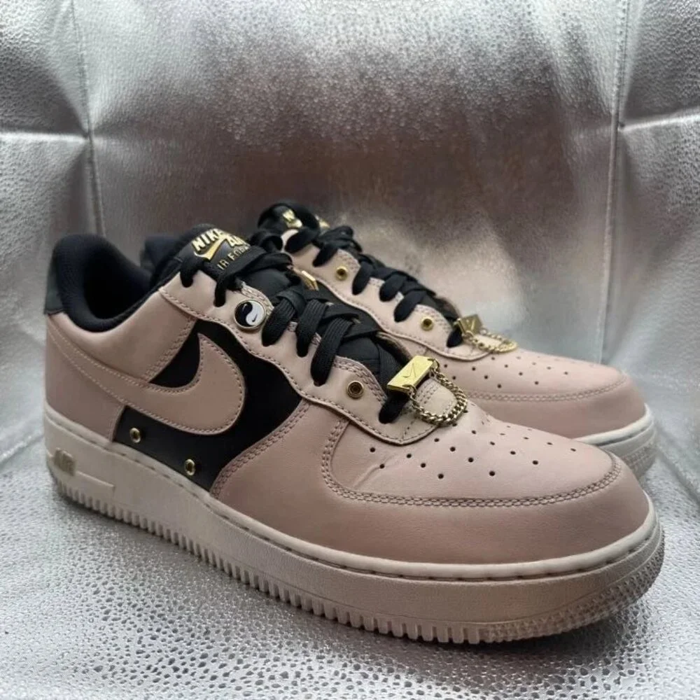 Size‎ 12 Nike Air Force 1 '07 Premium Mens Beige Athletic Sneakers DA8571-200